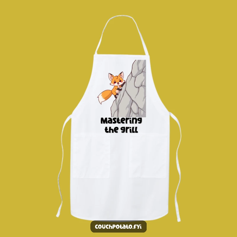 Funny Fox Apron: Hilarious Kitchen Wear for the Ambitious Chef's Success