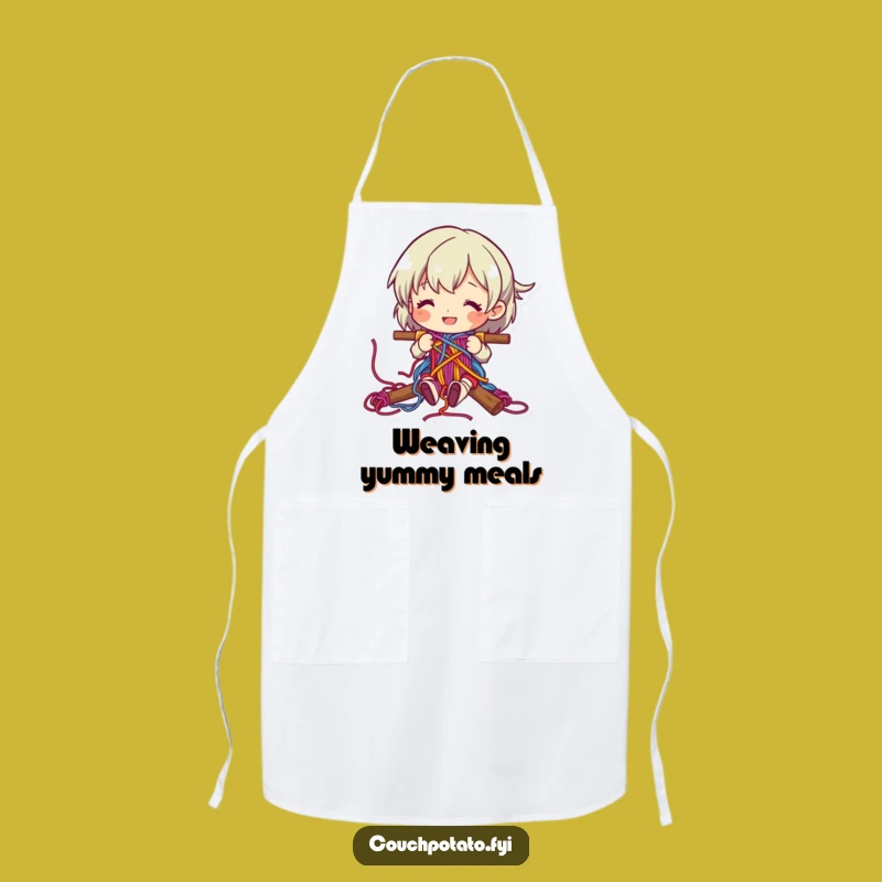 Funny Happy Weaver Apron: Protect Your Creations with Style!