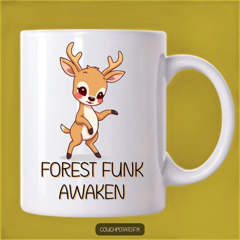 Funny Deer Dancer Mug: Hilarious Animal Mimicry Gift for Dance Lovers