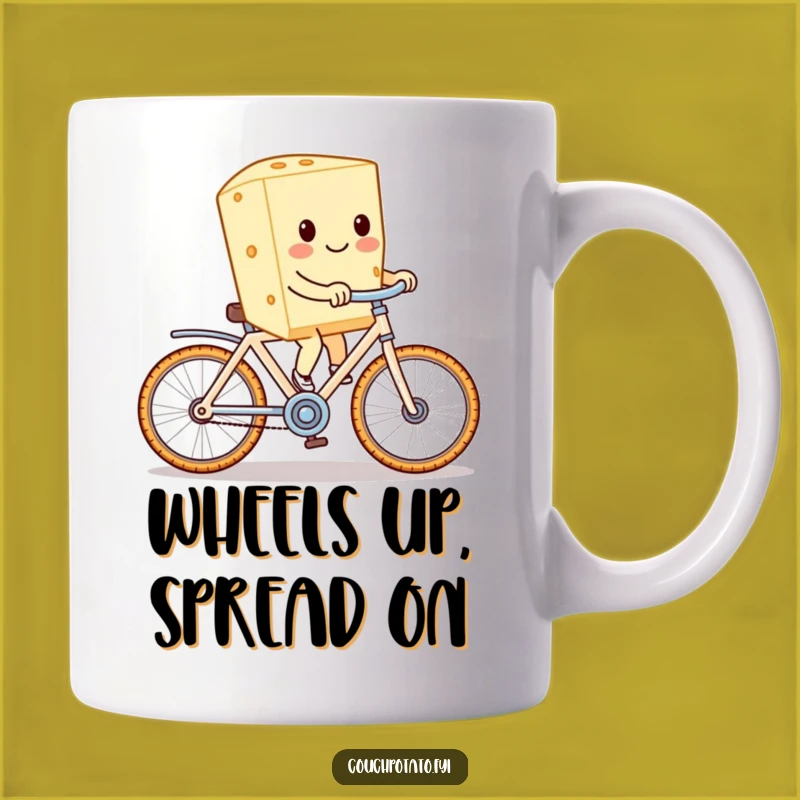 Funny Cream Cheese Cracker Bike Mug: A Hilarious Breakfast Gift Adventure!