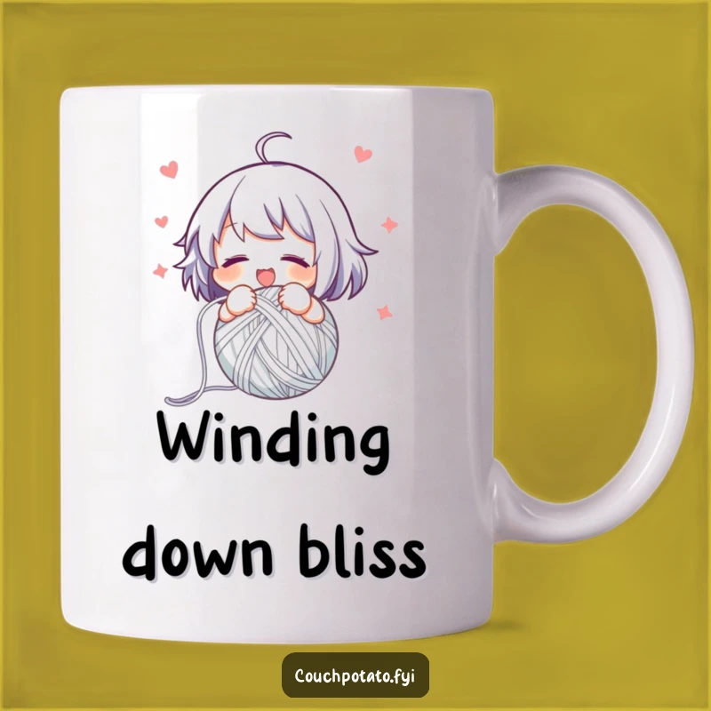 Funny Swift Yarn Winder Mug: Neat Ball Crafting Fun Gift