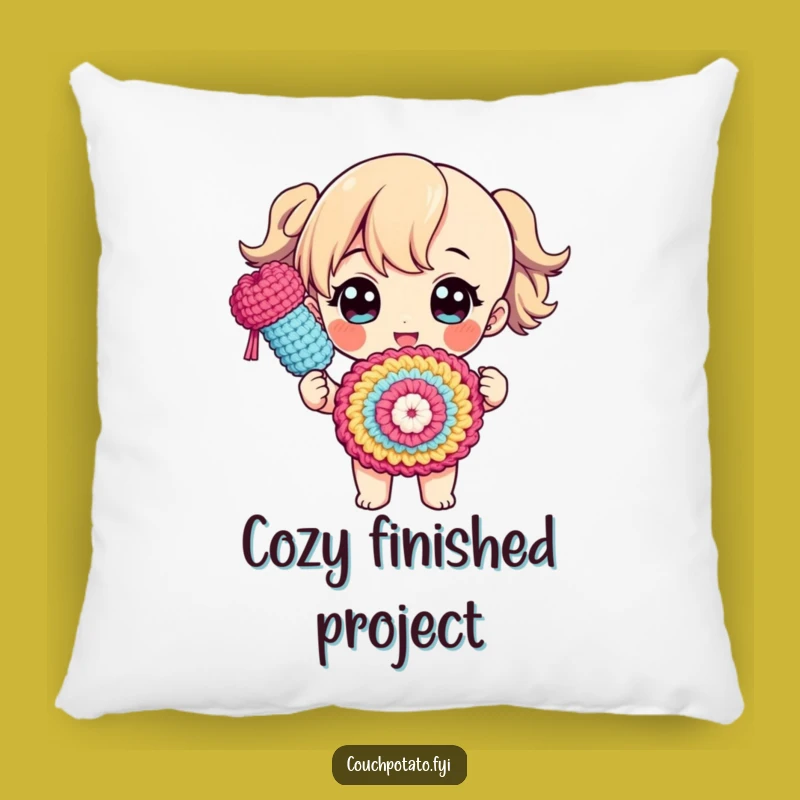 Funny Proud Crafter Pillow: Soft Accent for Celebrating Handmade, Perfect Gift