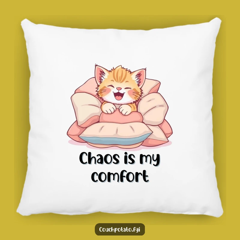 Funny Giggling Kitten Pillow: Soft Comfort with a Playful Tumble Gift