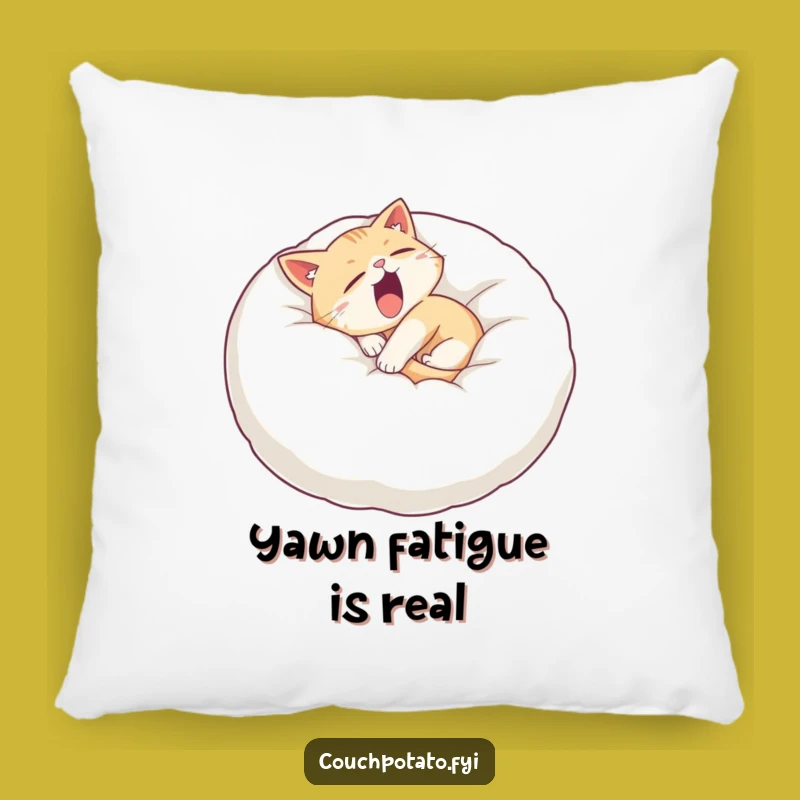 Funny Sleepy Cat Pillow - Ultimate Cozy Companion for Naps