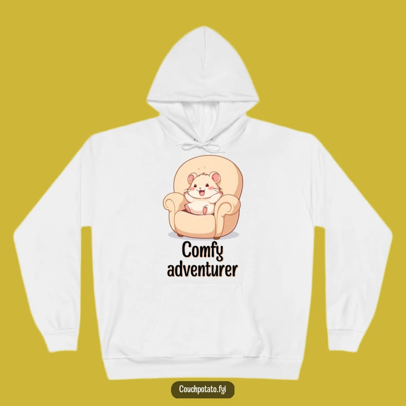 Cozy Funny Hamster Armchair Hoodie: A Hilarious Comfort Gift