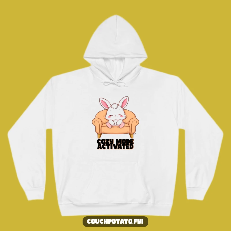 Funny Bunny Cozy Hoodie: Warm and Hilarious Apparel for Lounging