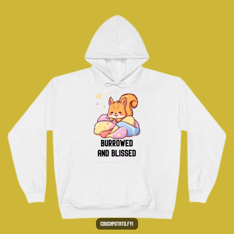 Funny Dreams Squirrel Hoodie: Warm Squirrel Sleeping, Perfect Cozy & Hilarious Gift