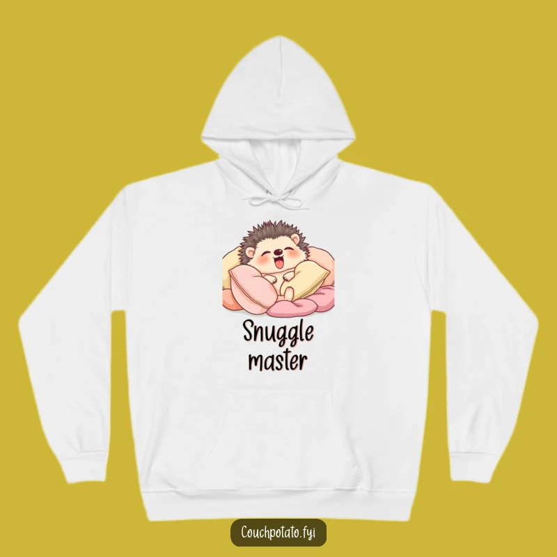 Funny Yawning Hedgehog Hoodie: Warm Hedgehog Relaxing, Perfect Cozy & Hilarious Gift