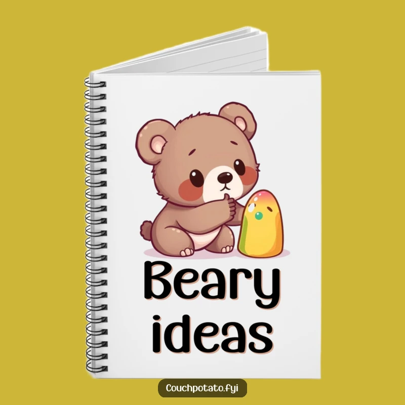 Funny Bear Cub Curiosity Notebook: Journal Your Discoveries with an Explorer Cover