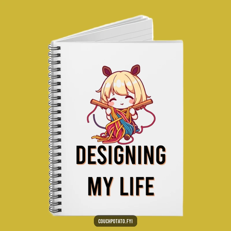 Funny Weaver's Pattern Notebook: Intricate Yarn Project Journal