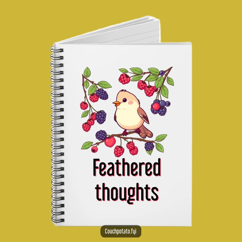 Funny Bird Berry Tasting Notebook: Journal Your Notes with an Avian Gourmand Cover