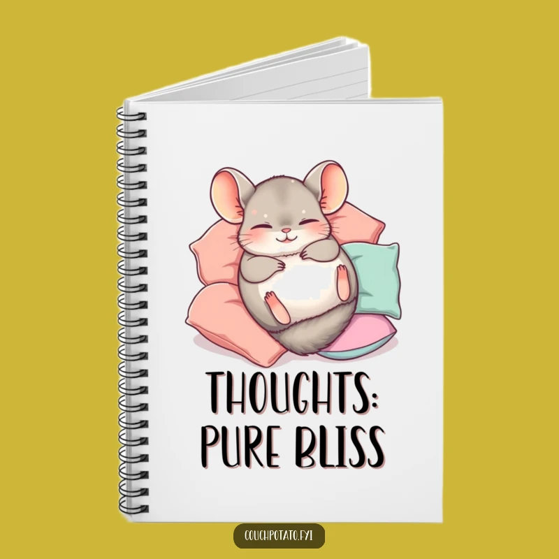 Funny Chinchilla Notebook: Happy Rolls for Your Cozy Ideas Gift