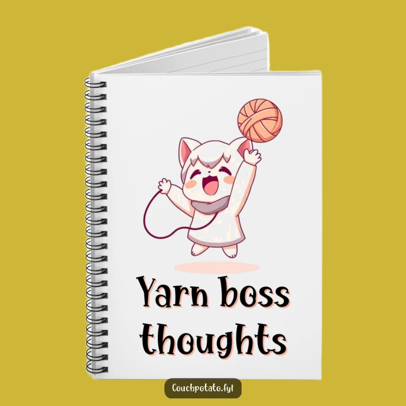 Funny Yarn Toss Notebook: Jot Down Ideas with This Playful Character Design Gift
