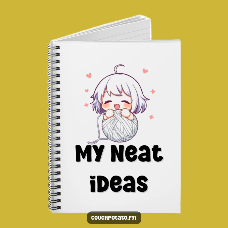 Funny Yarn Winder Project Notebook: Neat Ball Ideas Journal