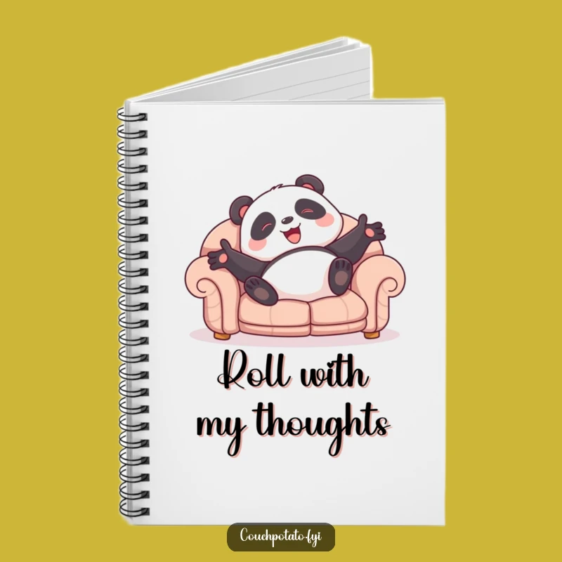Funny Panda's Joyful Notes Notebook: Perfect Funny Gift for Happy Ideas
