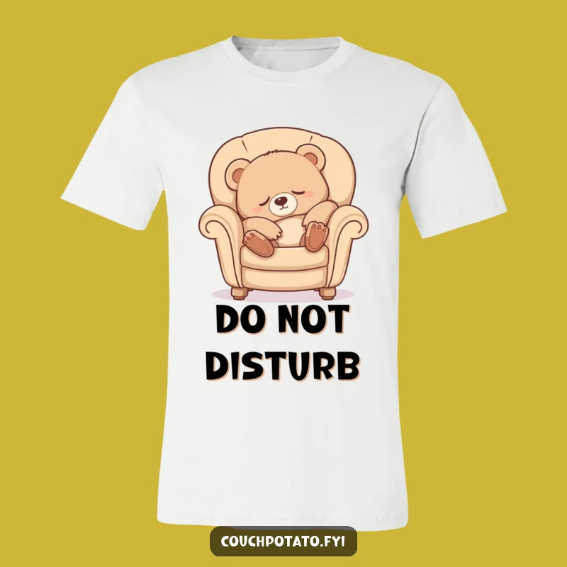 Funny Sleepy Bear T-Shirt: Luxurious Comfort and Lazy Days Gift