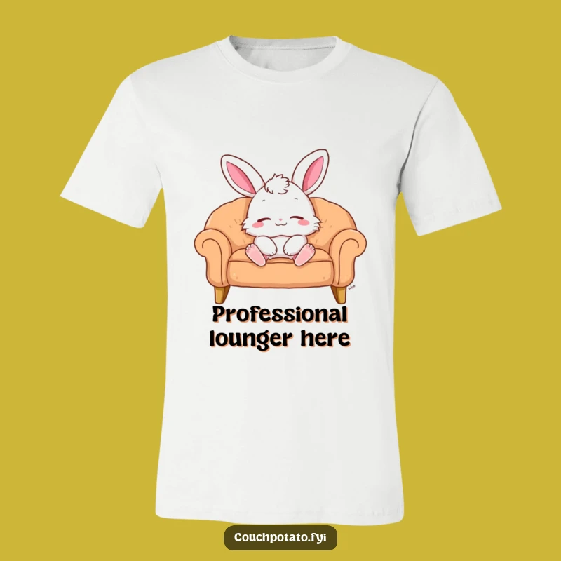 Funny Bunny Chill T-Shirt: Hilarious Tee for Maximum Relaxation
