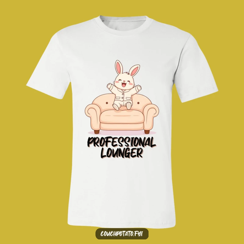 Funny Bunny Pajama T-Shirt: Wearable Joyful Leap for Ultimate Comfort Gift