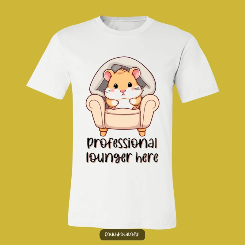 Funny Chubby Hamster Blanket T-Shirt - Adorable Comfy Outfit for Hamster Fans