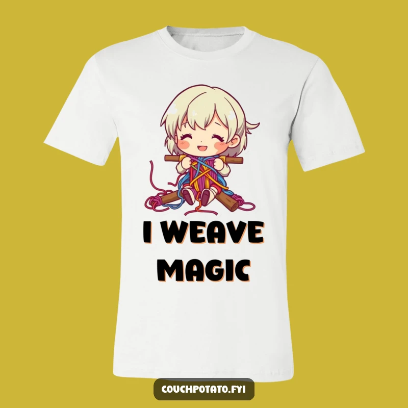 Funny Happy Weaver T-Shirt: Wear Your Artistic Passion Proudly!