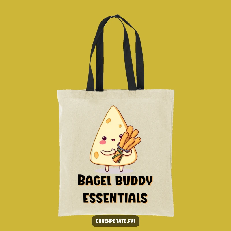 Funny Cream Cheese Snack Tote Bag: Smitten Style Shopping Gift