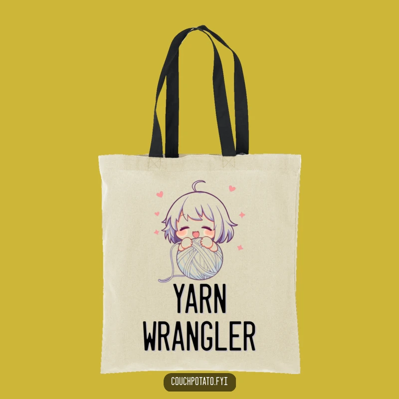 Funny Yarn Winder Tote Bag: Neat Ball Crafting Companion